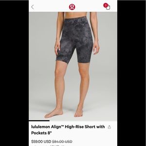 Lululemon Align shorts